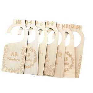 Little Miracles Wooden Baby Closet Dividers